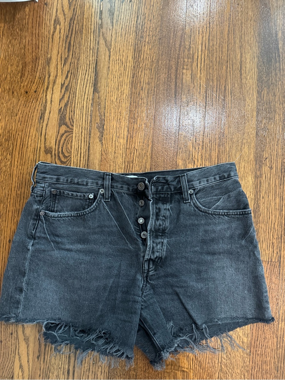 Black Denim Shorts AGOLDE